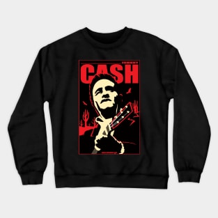 Singing for the Man in Black Crewneck Sweatshirt